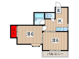 シティコーポ園生の物件間取画像